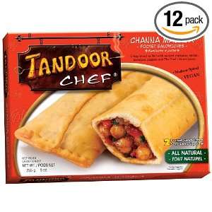 Tandoor Chef Chana Masala Pocket Sandwiches, 9 Ounce Boxes (Pack of 12 