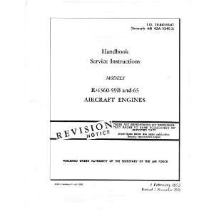   4360  59 B  65 Aircraft Engine Service Manual: Pratt & Whitney: Books