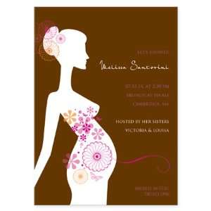  Floral Momma Baby Shower Invitation 