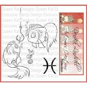  Pieces Childrens Zodiac Unmounted Rubber Stamp 