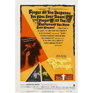  Sergeant Rutledge (1960) 27 x 40 Movie Poster Style B 