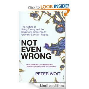 Not Even Wrong Peter Woit  Kindle Store