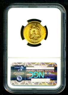 1959M MEXICO HIDALGO GOLD COIN 10 PESOS NGC CERTIFIED GENUINE & GRADED 