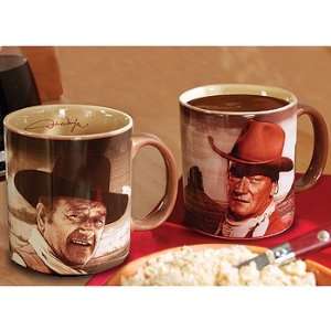  John Wayne Quotes Ceramic Coffee Mugs (Set of 2 