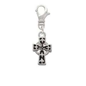  Antiqued Celtic Cross Clip On Charm Arts, Crafts & Sewing