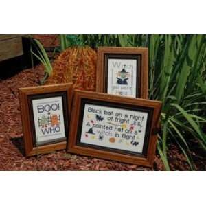  Boo Who (with thread)   Cross Stitch Pattern Arts, Crafts 