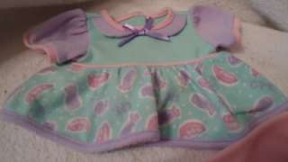 VINTAGE TODDLER CPK CABBAGE PATCH KIDS GIRL DOLL OUTFIT DRESS TIGHTS 