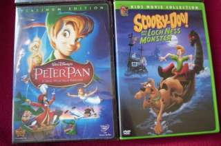 Lot of 4 Dvds Disney Platinum Edition & Scooby Doo  