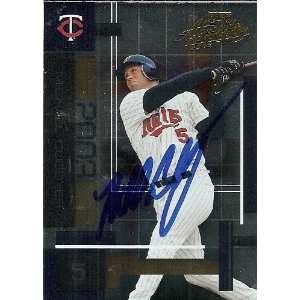  Michael Cuddyer Signed Twins 2003 Playoff Absolute Card 