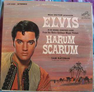ELVIS PRESLEY   HARUM SCARUM   US STEREO LP  