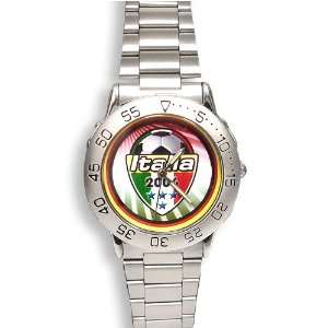 2006 World Cup Watch   Italy Champions   Stainless Steel  