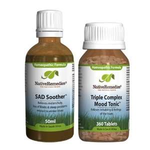  Native Remedies SAD Soother and Triple Complex Mood Tonic 