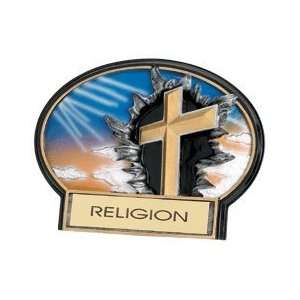  Religious Plaques   Hand painted resin with beautiful Religious 