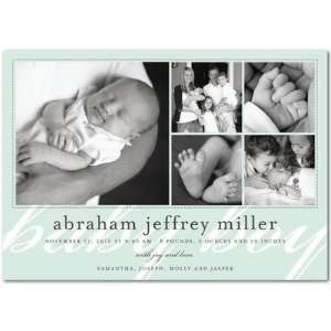 Boy Birth Announcements   Lovely Note: Aloe By Hello Little One For 