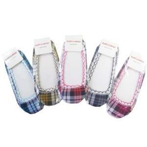   Assorted Plaid Toe Covers   Toe Covers Plaid (3 Pairs) Toys & Games