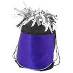   Custom Pizzazz Stringpack / Pom Bags Purple 15 W X 18 H Sports