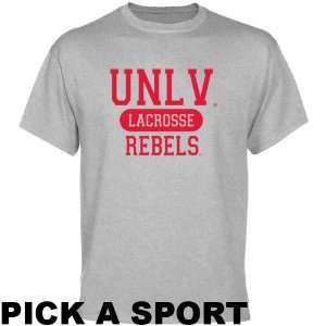  UNLV Rebels Ash Custom Sport T shirt  