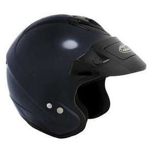   : KBC TOURCOM DK BLUE MET 2XL MOTORCYCLE Open Face Helmet: Automotive