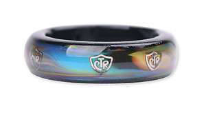 CTR RING Mood Ring Agate Black P708 LDS Mormon NEW Missionary RWH 