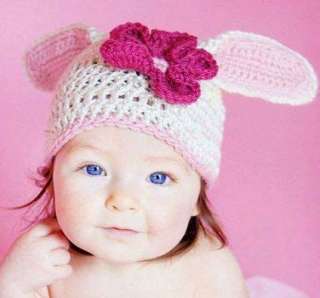 Infant Toddler Beanie baby Hat Cap Crochet Handmade Photography Prop 