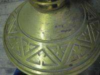 Vintage Catholic Large Brass Sanctuary Lamp  