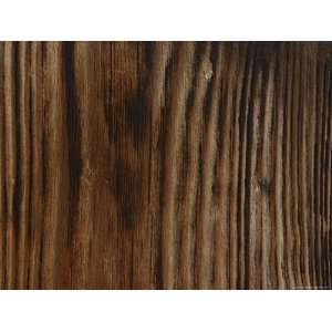  Close up of Rich Dark Wood with Lines of Texture Stretched 