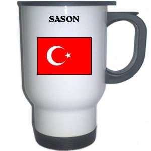  Turkey   SASON White Stainless Steel Mug Everything 