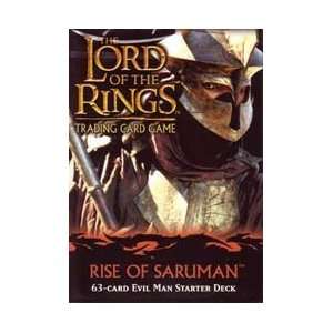   of the Rings TCG Rise of Saruman Evil Man Starter Deck Toys & Games