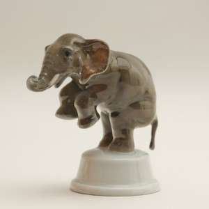 Rare Diminutive Rosenthal Germany Porcelain M. Himm Elephant Figurine 