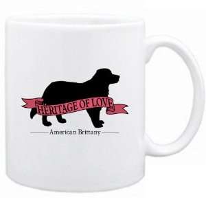 New  American Brittany  Heritage Of Love  Mug Dog 