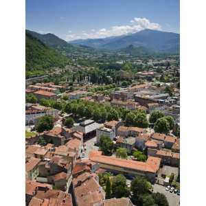 The Town of Foix from Chateau Des Comtes De Foix, Ariege 