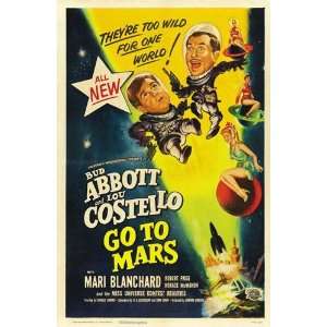  Abbott and Costello Go to Mars, c.1953 MUSEUM WRAP CANVAS 