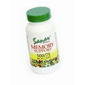 Sanar Naturals Memory Support 500mg/75 Caps 100% Natural Brain Booster 