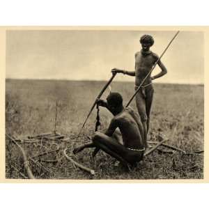  1930 Shilluk Warriors Men Sudan Hugo Adolf Bernatzik 