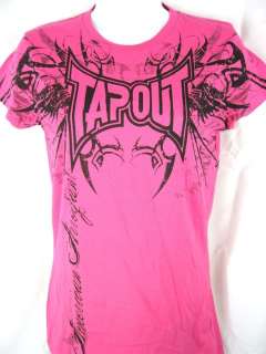 TAPOUT Pink Darkside Womens T shirt New  