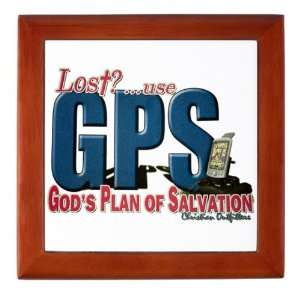   Box Mahogany Lost Use GPS Gods Plan of Salvation 