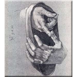   Hands 14x16 Streched Canvas Art by Durer, Albrecht