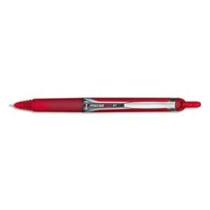  Precise V5 RT Roller Retractable Pen, Needle Pt, Red Ink 