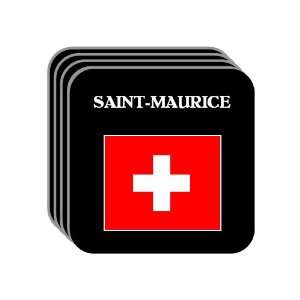  Switzerland   SAINT MAURICE Set of 4 Mini Mousepad 
