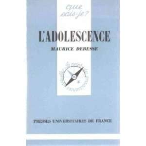  Ladolescence Debesse Maurice Books