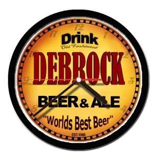  DEBROCK beer ale cerveza wall clock 