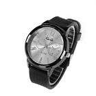 Cool Charming Mens Sport Rubber Band Wrist Watch Gift  