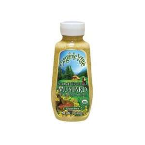 Organicville Organic Stone Ground Mustard; Gluten Free 12 oz. (Pack of 