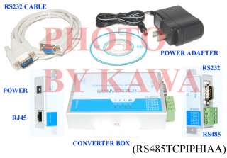 TCP/IP LAN Network to RS232/RS422/RS485 converter cable  