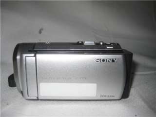 Clean Silver Sony Handycam DCR SX44 4GB Digital Camcorder 027242788916 