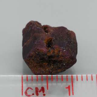   .60ct 100% Natural Dark Violet Red Ruby Facet Rough Gem, BURMA  