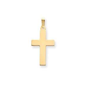  14k Yellow Gold Cross Pendant: Jewelry