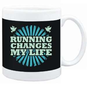  Mug Black  Running changes my life  Hobbies Sports 