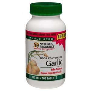  Nature Made Garlic Enteric Coated, 180mg, 100 Tablets 