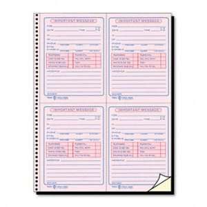   Forms per Page BOOK,PHNE REC,NCR,11X8.25 39V1920 (Pack of8) Office